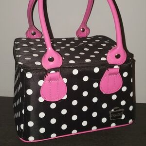 Caboodles Train Case Makeup Bag Retro